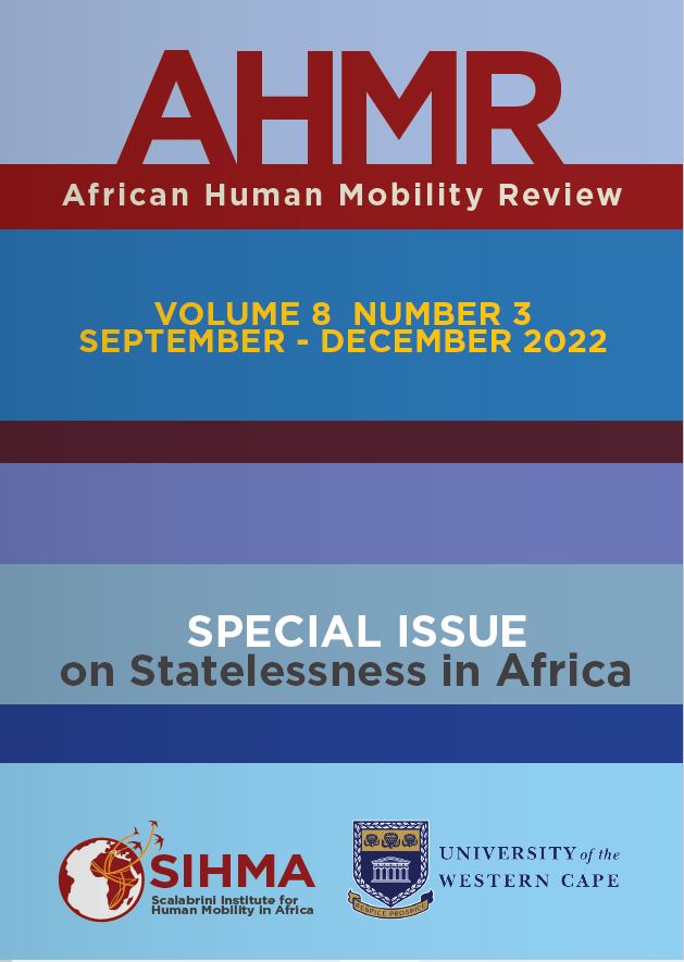 					View Vol. 8 No. 3 (2022): AFRICAN HUMAN MOBILITY REVIEW
				