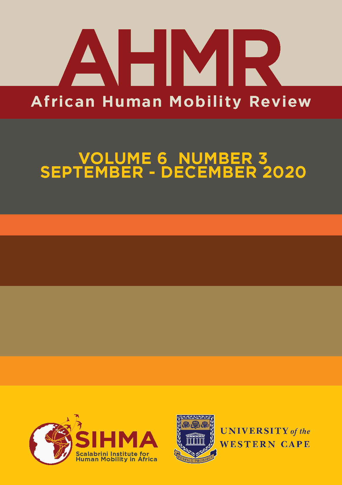					View Vol. 6 No. 3 (2020): AFRICAN HUMAN MOBILITY REVIEW
				