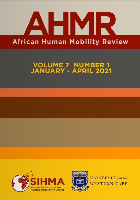 					View Vol. 7 No. 1 (2021): AFRICAN HUMAN MOBILITY REVIEW
				