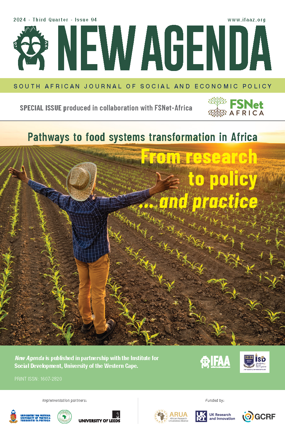 					View Vol. 94 No. SI (2024): Special Issue on Food Systems 
				