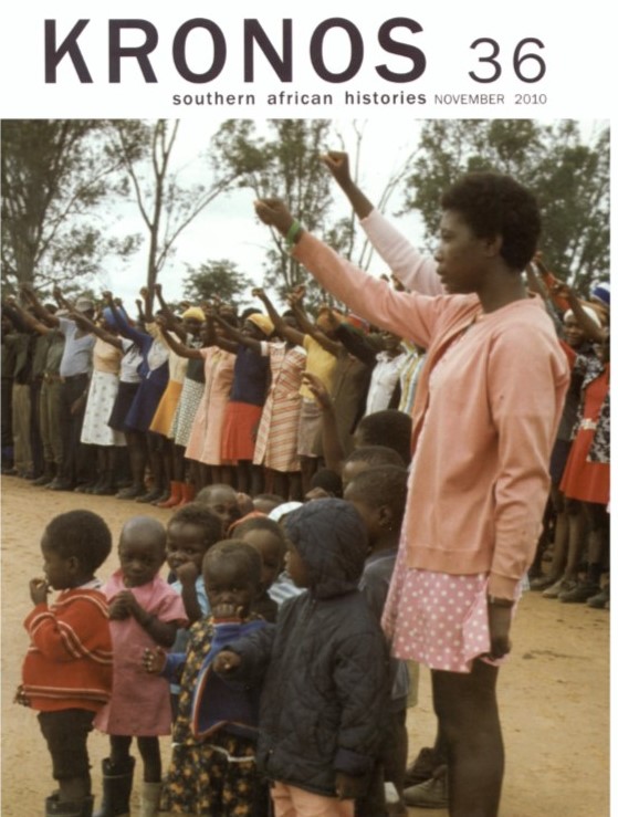 					View Vol. 36 No. 1 (2010): Kronos: Southern African Histories
				