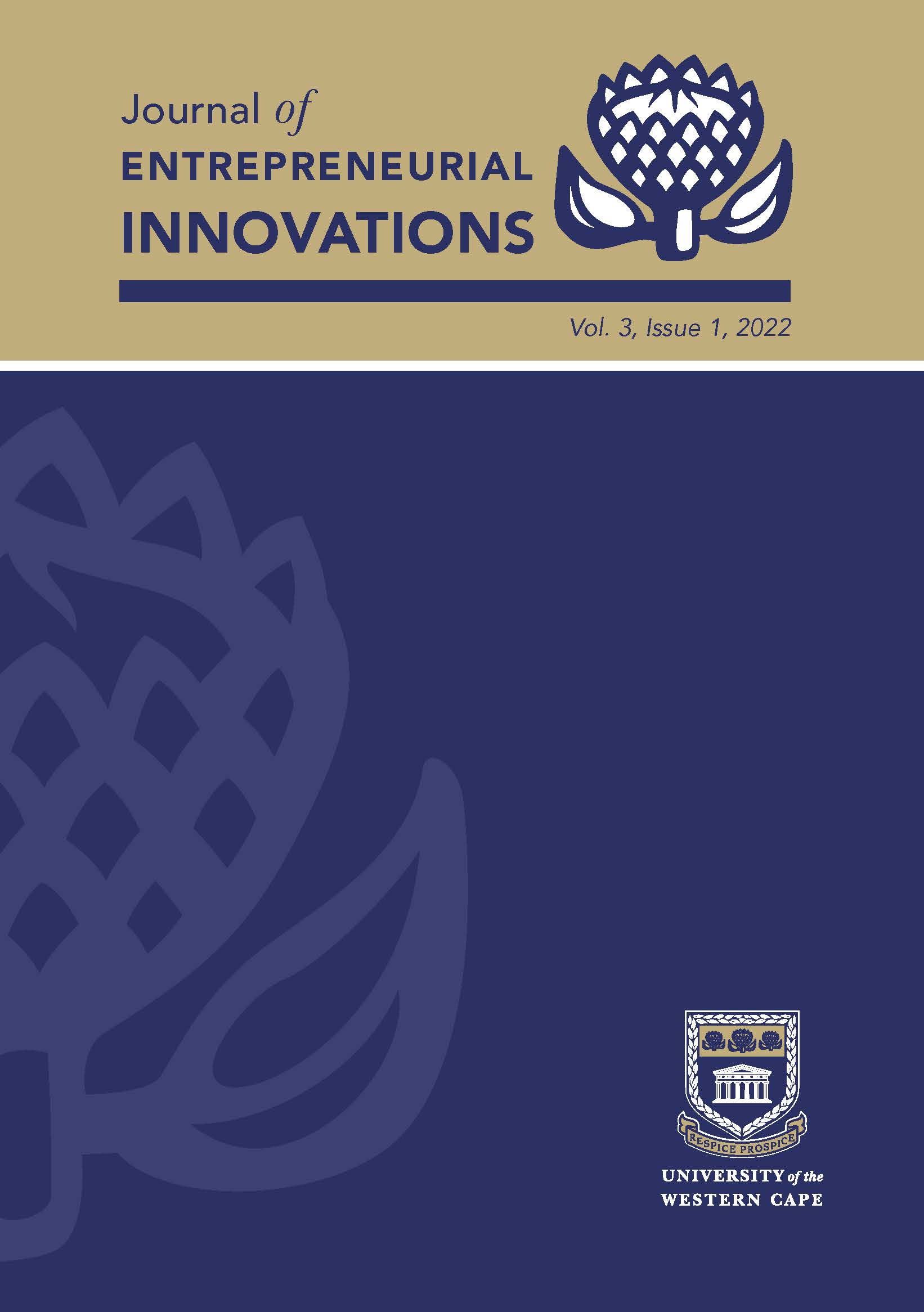 					View Vol. 3 No. 1 (2022): JOURNAL OF ENTREPRENEURIAL INNOVATIONS
				